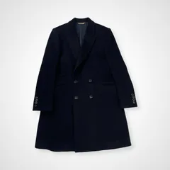 beautiful people × Loro Piana ビューティフル ピープル ロロピアーナ / カシミヤMIXチェスターコート ダークネイビー 参考定価：105,000+tax SIZE:130(XS-S)のサムネイル