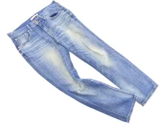 RED CARD レッドカード USED加工 デニムパンツ size25/青 ■■ レディース