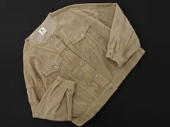 niko and ニコ アンド コーデュロイ ノーカラー ジャケット ライトベージュ ◇■ レディース