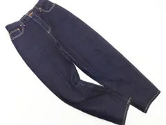 PLST プラステ テーパード デニムパンツ sizeM/紺 ■■ レディース