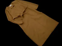 BEAUTY & YOUTH ビューティ&ユース ユナイテッドアローズ ウール100% ベルト付き スリット ノーカラー コート sizeM/ベージュ ◇■ レディース