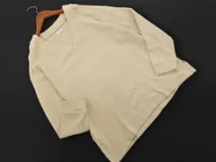 URBAN RESEARCH DOORS アーバンリサーチドアーズ Vネック カットソー sizeM/ベージュ ◇■ レディース