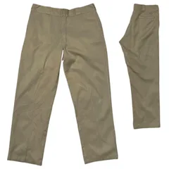 ディッキーズ 定番 874 オリジナルフィット ワークパンツ ワークスタイル カーキ ベージュ系 ストリート ファッション アメカジ 36 XL相当 メンズ 古着 パンツ