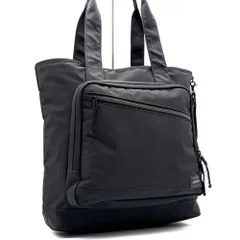 美品 PORTER ポーター フロント L トートバッグ ビジネスバッグ ナイロン 軽量 多収納 肩掛け A4可 黒 ブラック