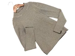 any SiS エニィスィス ボーダー ニット セーター size2/黒ｘ白 ◇■ レディース