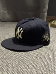 ニューエラ 59FIFTY ニューヨーク・ヤンキース 27回 WORLD チャンピオンシップ スナップバック キャップ 7 1/2