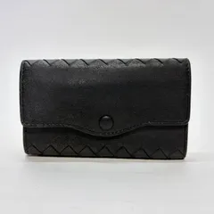 3640 BOTTEGA VENETA ボッテガヴェネタ キーケース ブラック レザー 6連