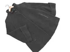 UNTITLED アンタイトル アンゴラ混 ウール混 比翼ボタン ジャケット size1/チャコール ◇■ レディース