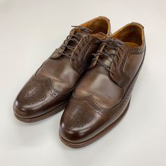 dunhill ダンヒル フルブローグレザーシューズ イタリア製 ブラウン 箱付 dunhill ダンヒル フルブローグレザーシューズ イタリア製 ブラウン 箱