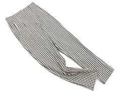 ZARA ザラ ギンガムチェック ハイウエスト テーパード パンツ sizeS/白ｘ黒  ■■ レディース
