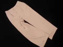 BEAUTY & YOUTH ビューティ&ユース ユナイテッドアローズ センタープレス加工 タック テーパード パンツ sizeM/ピンク ■■ レディース