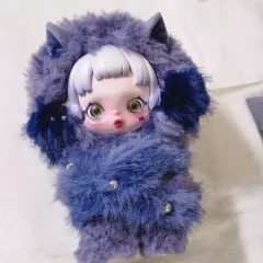 POP MART(ポップマート) Skull Panda(スカルパンダ) 探し出すキーホルダー ぬいぐるみ ケルベロス