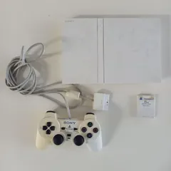 PS2本体セット　薄型　メモリーカード付き　まとめ売り　2点セット　#m00196