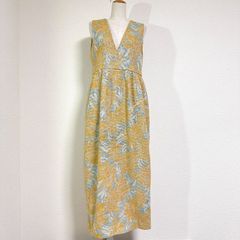 Ballsey ハイビスカスプリント キャミソールワンピース イエロー系