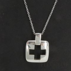 TIFFANY&Co. ティファニー ラージ オープン クロス ネックレス - メルカリ