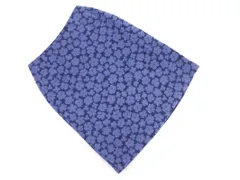 NATURAL BEAUTY BASIC ナチュラルビューティーベーシック ウール混 花柄 Aライン 台形 スカート sizeS/紺 ◇■ レディース
