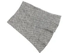 UNTITLED アンタイトル ツイード フレア スカート size2/白ｘ黒 ◇■ レディース
