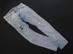 ZARA MAN ザラ マン ダメージ加工 デニムパンツ size34/青 ■■ メンズ