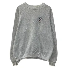 USA製 Lee ロゴスウェット トレーナー 2X ライトグレー リー プルオーバー ワンポイント スウェット アメリカ製 ラグラン 春秋物 a802-5921