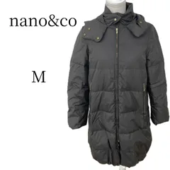 訳あり nano&co ナノ・ユニバース グレー ダウンジャケット M HMR116-48