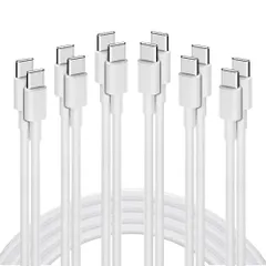 USB Type-C ケーブル 1M 6本セット 60W 5A PD対応 急速充電 高速データ転送 USB-C タイプC iPhone15/16/17対応 MacBook iPad Android対応