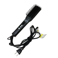 B100 SALONIA サロニア ストレートヒートブラシ ブラック 【動作確認済み】SL-012BK