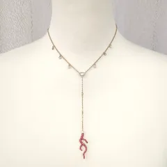 Swarovski スワロフスキー Shell Y ネックレス