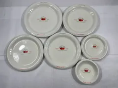KIRII　VEGETABLES SHOWER　食器セット　食器　大皿　中皿　小皿　陶器　丸皿　野菜　昭和レトロ　昭和　レトロのサムネイル