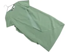 kaene カエン フリル 結婚式二次会 ドレス ワンピース size36/緑 ■■ レディース