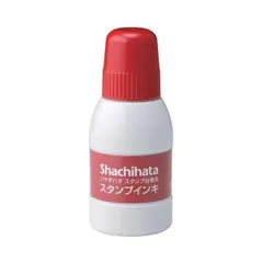 （まとめ） シヤチハタ スタンプ台専用補充インキ40ml 赤 SGN-40-R 1個 〔×10セット〕
