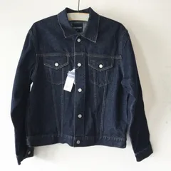 2319 【デッドストック】ユニクロ UNIQLO 403-0801 濃紺 インディゴ コットン XL 3rdタイプ デニムジャケット Gジャン オールド