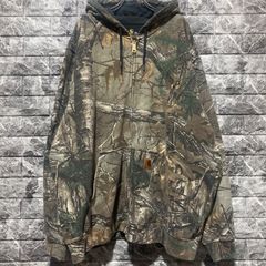 希少 Carhartt XXL ツリーカモ ジップ パーカー C666 - メルカリ