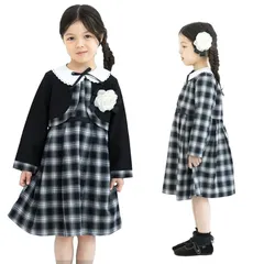 [RIO] ボレロワンピース (ブラック 120cm) 1