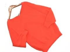 Apuweiser-riche アプワイザーリッシェ スカーフリボン ニット セーター size2/赤 ■◇ レディース