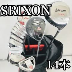 豪華 14本 SRIXON スリクソン Wilson ウィルソン メンズ ゴルフ クラブ セット 初心者 入門 バッグ付き フルセット 右利き パター付