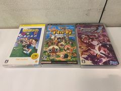 [중고] PSP 소프트 3 개 세트 (모두의 골프 휴대용 몽한 일기 따끈따끈 아이루 마을 판타시 스타 휴대용 2)