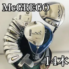 豪華 14本 McGREGOマグレガー　MACTEC マックテック メンズ ゴルフ クラブ セット 初心者 入門 バッグ付き フルセット 右利き パター付 Y-122