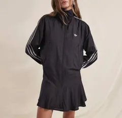 ☆ adidas ☆ track dress in black   XS