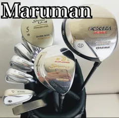 Maruman マルマン メンズ ゴルフセット クラブ セット 初心者 入門 バッグ付き フルセット 右利き パター付 安価