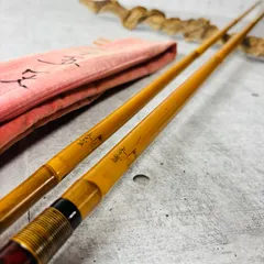 特撰 甚五郎師 別撰 へら竿 9尺 3本継 口栓 紀州竹竿 作家物 533