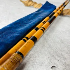 紀州竹竿　玉成　剛　笛巻　15.1尺　訳あり　送料無料!!