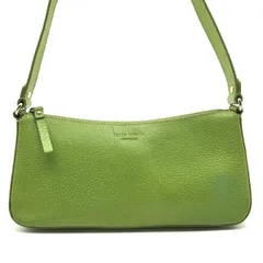 良品 Kate Spade ケイトスペード ハンド ショルダー バッグ 肩掛け レザー ライトグリーン レディース ブランド 鞄 かばん r1074