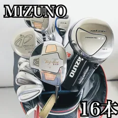豪華 16本 MIZUNO ミズノ メンズ ゴルフ クラブ セット 初心者 入門 バッグ付き フルセット 右利き パター付