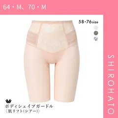 16％OFF【メール便】【SHIROHATO公式】【正規品・新品】ワコール SUHADA 肌リフト シアー GRC472 フルロング丈ガードル ジャストウエスト 補整 補正 Wacoal(64・M、70・M)