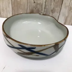 タ　たち吉　かごめ菓子鉢　貫入陶器のサムネイル