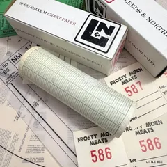 677・R-2067　 アメリカ　チャートレコーダーペーパー　記録紙　1ロール　ヴィンテージ　ジャンクジャーナル　海外紙もの　スクラップ　雑記帳　紙モノ　コラージュ　ハンドメイド　コラージュ日記　海外ラベル　おすそ分けファイル