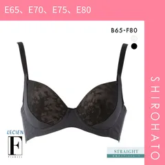 35％OFF【SHIROHATO公式】【正規品・新品】ルシアン Frameey 骨格ストレートタイプ ブラ 3/4カップ ブラジャー BCDEF 脇肉 脇高 フレーミー LECIEN(E65、E70、E75、E80)