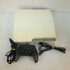 SONY PS3 CECH-2500B 320GB ホワイト 通電起動初期化済 コントローラー社外品、電源ケーブル付 ソニー PlayStation3 #A