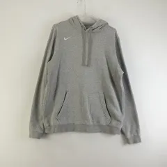 ナイキ メンズM グレー スウッシュ フード付きTシャツ L8436