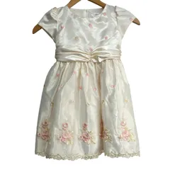 マザウェイズ motherways ドレス ワンピース ノースリーブ フォーマル 女の子 110cm 白 ホワイト